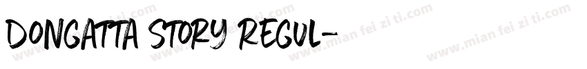 Dongatta Story Regul字体转换
